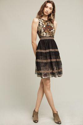 Varun Bahl Embroidered Vigne Dress