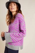 White + Warren Zebra Cashmere Sweater