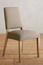 Anthropologie Linen Farwood Chair