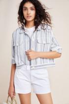 Sanctuary Skyward Salton Striped Trucker Jacket