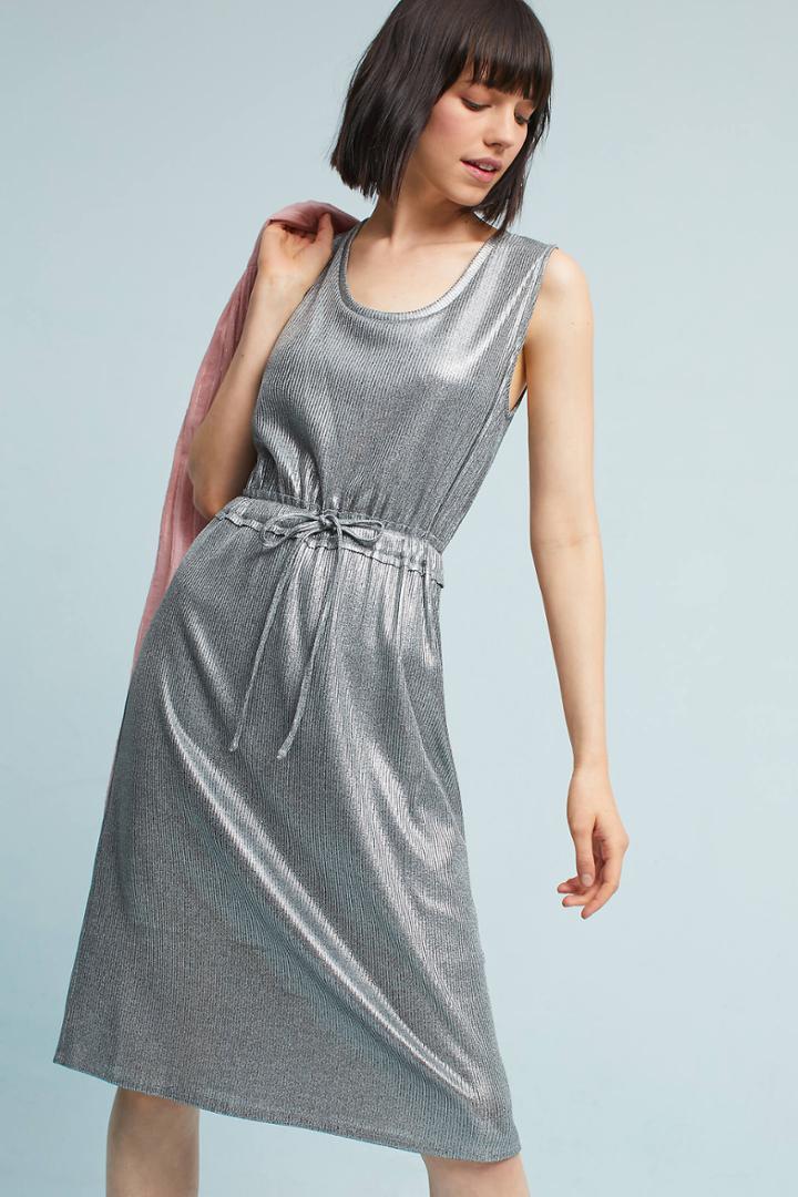 Dolan Left Coast Metallic Knit Dress