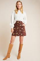 Hutch Alma Corduroy Velvet Mini Skirt