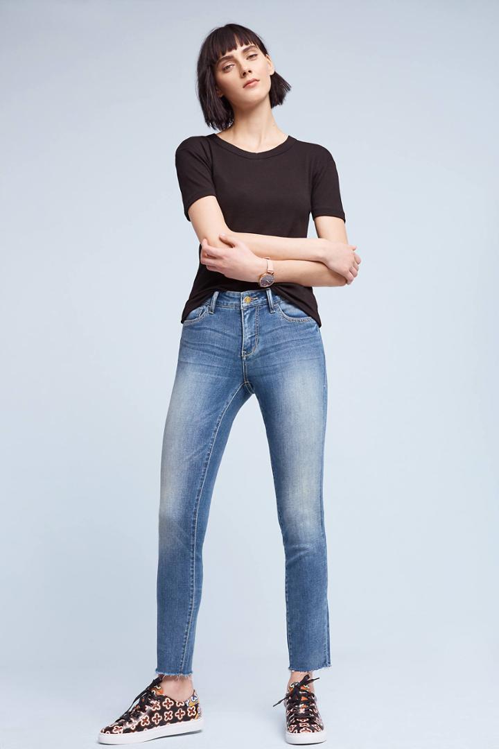 Pilcro And The Letterpress Pilcro Stet Mid-rise Skinny Jeans