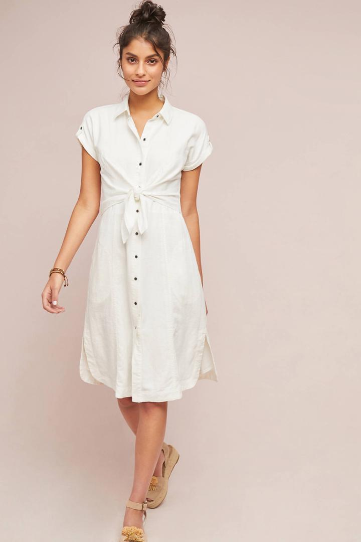 Maeve Elspeth Linen Shirtdress