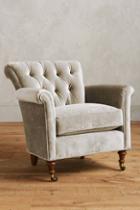 Anthropologie Slub Velvet Gwinnette Chair