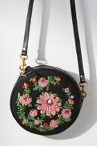 Clare V. Embroidered Circle Crossbody Bag