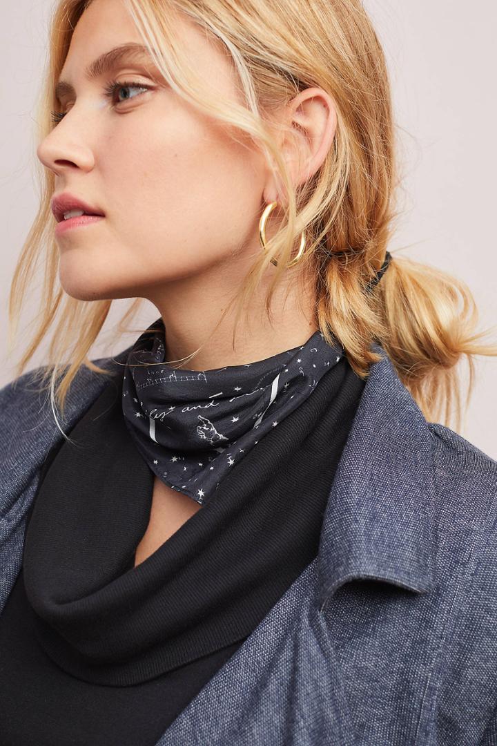 Lily & Lionel Astrology Silk Kerchief Scarf