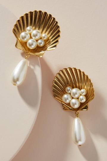 Jennifer Behr Marieta Pearl Drop Earrings