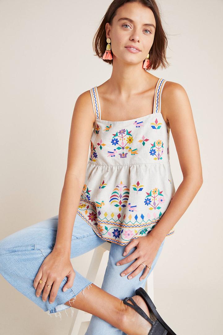 Payal Pratap Ainsley Cropped Babydoll Cami