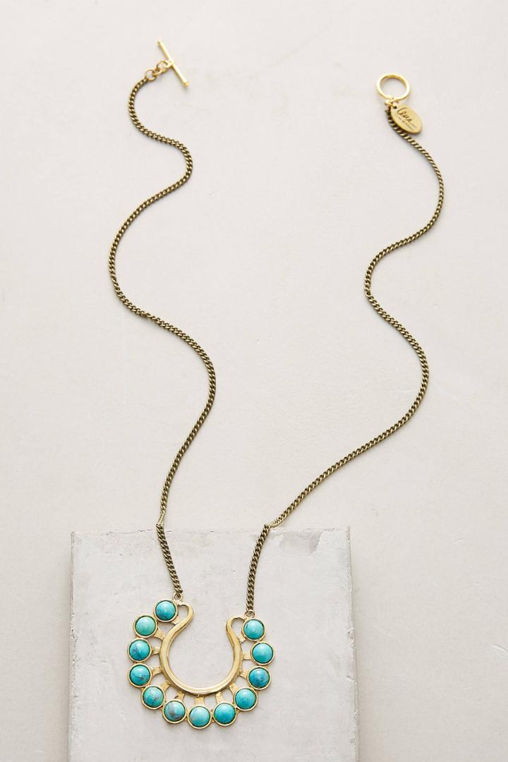 Lena Bernard Horseshoe Pendant Necklace