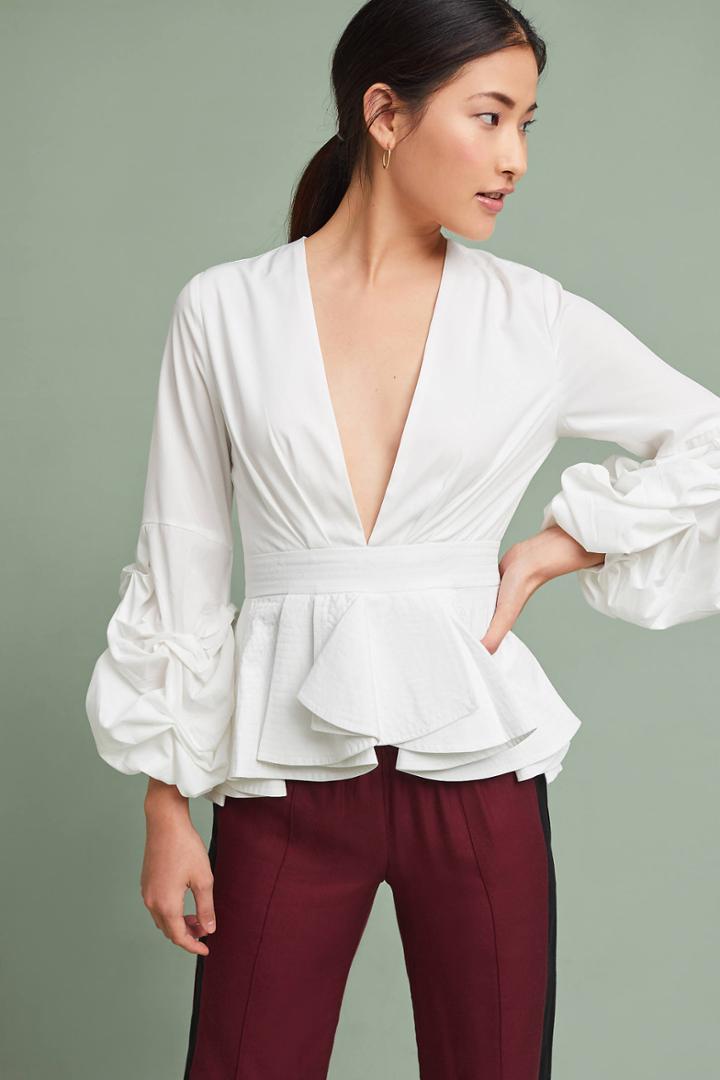 Luxe By Stylekeepers Magnolia Peplum Top