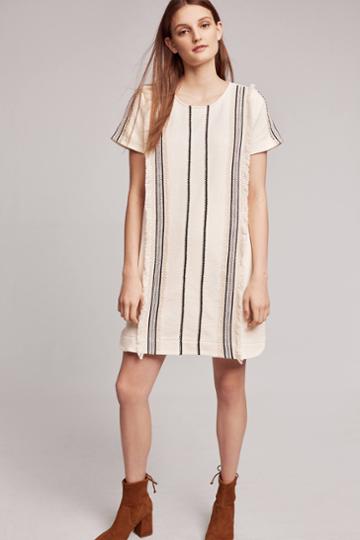 Moon River Luna Fringed Tunic Dress