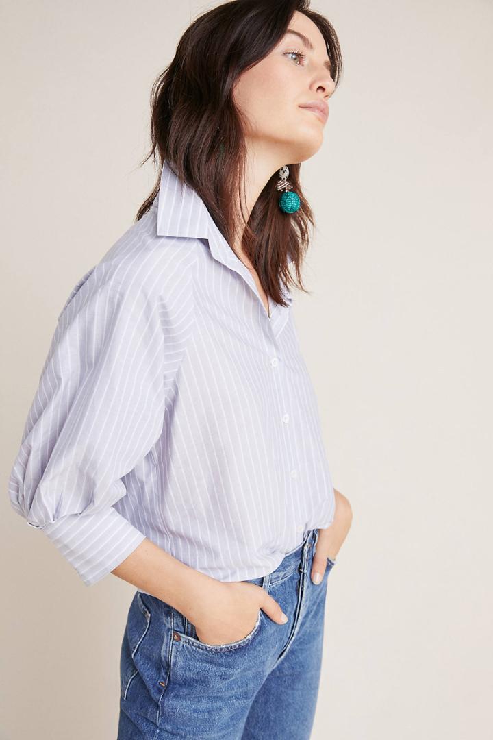 Harshman Puff-sleeved Buttondown