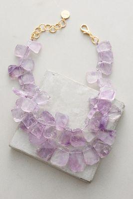 Nest Jewelry Aubergine Bib Necklace
