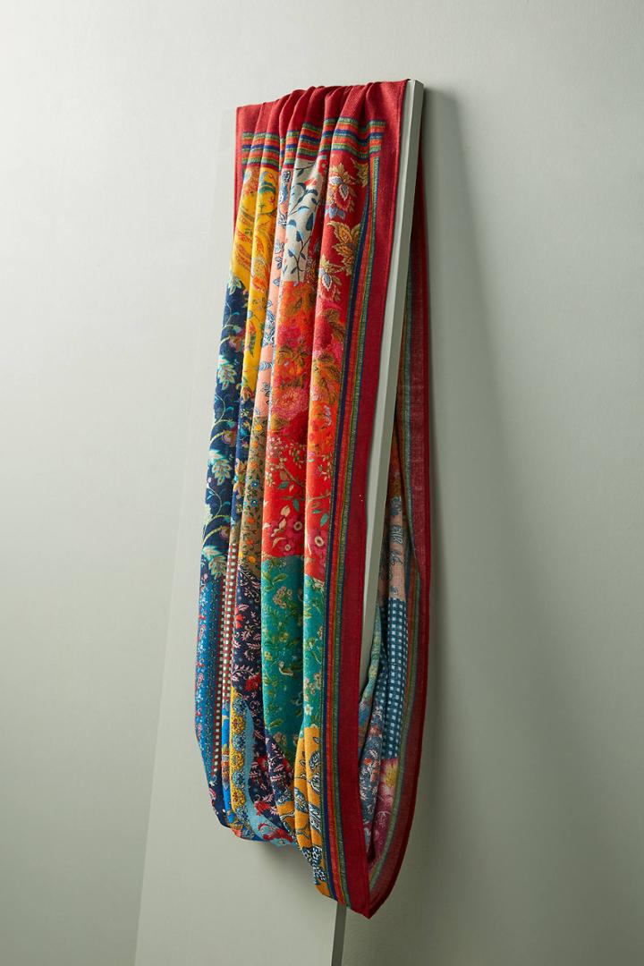 Anthropologie Patchwork Infinity Scarf