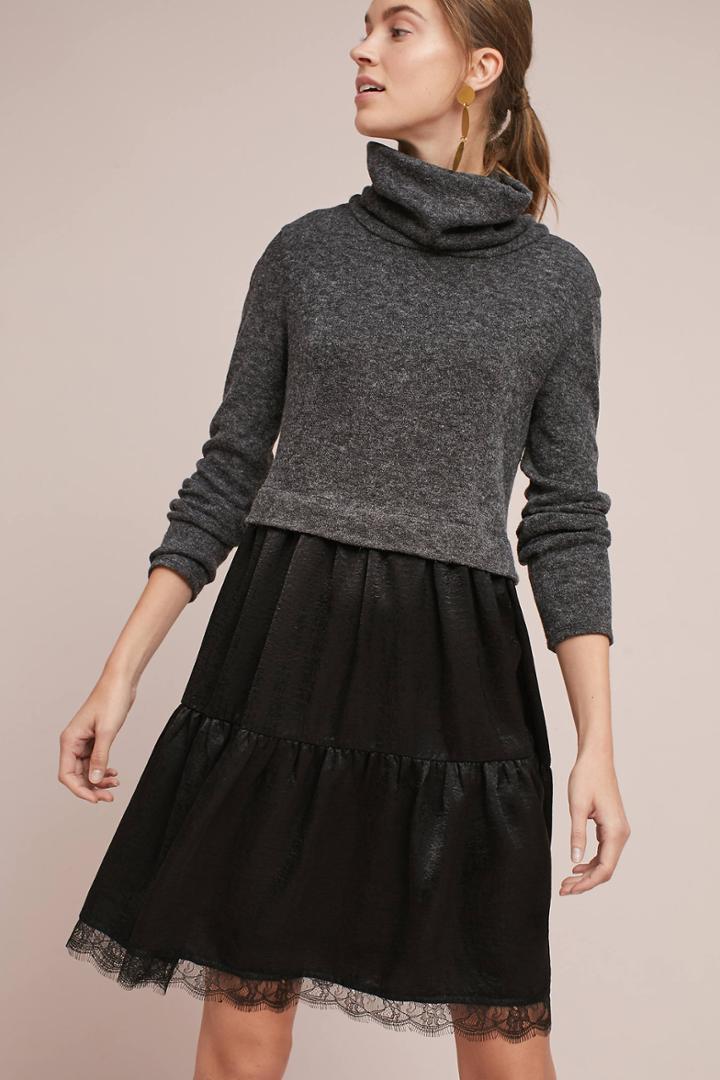 Eri + Ali Odelia Mock Neck Dress