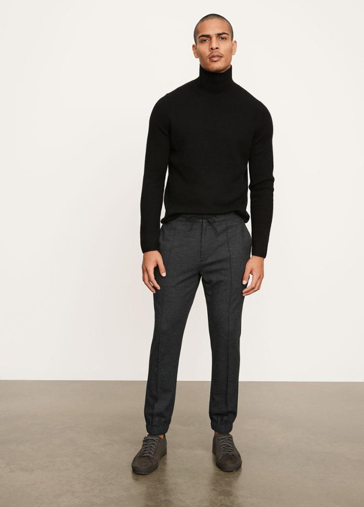 Vince Plush Cashmere Convertible Turtle Neck