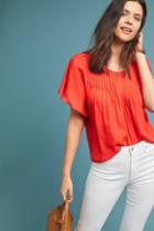 Dolan Left Coast Giulia Flutter-sleeve Blouse
