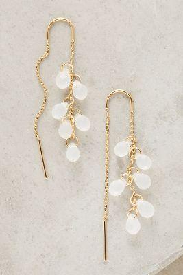 Anthropologie Liliaca Threaded Earrings