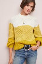 Second Female Ombre Cable-knit Sweater