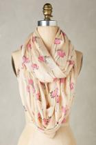 Anthropologie Flamingo Infinity Scarf