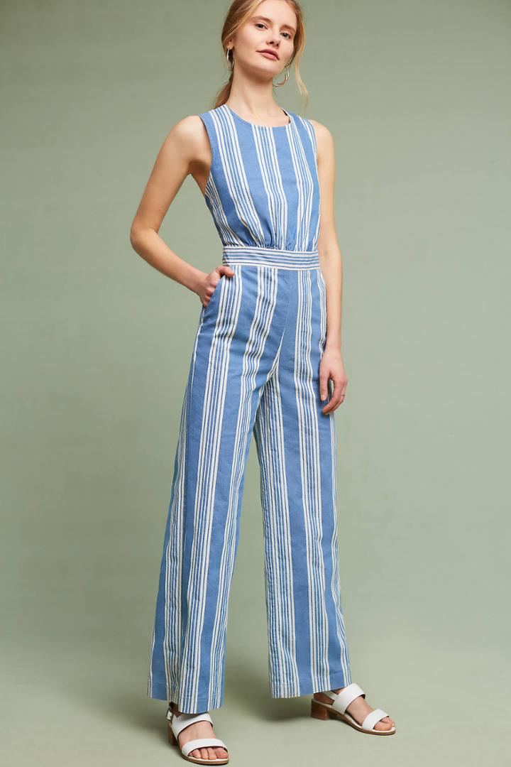 M.i.h. Santa Barbara Striped Jumpsuit