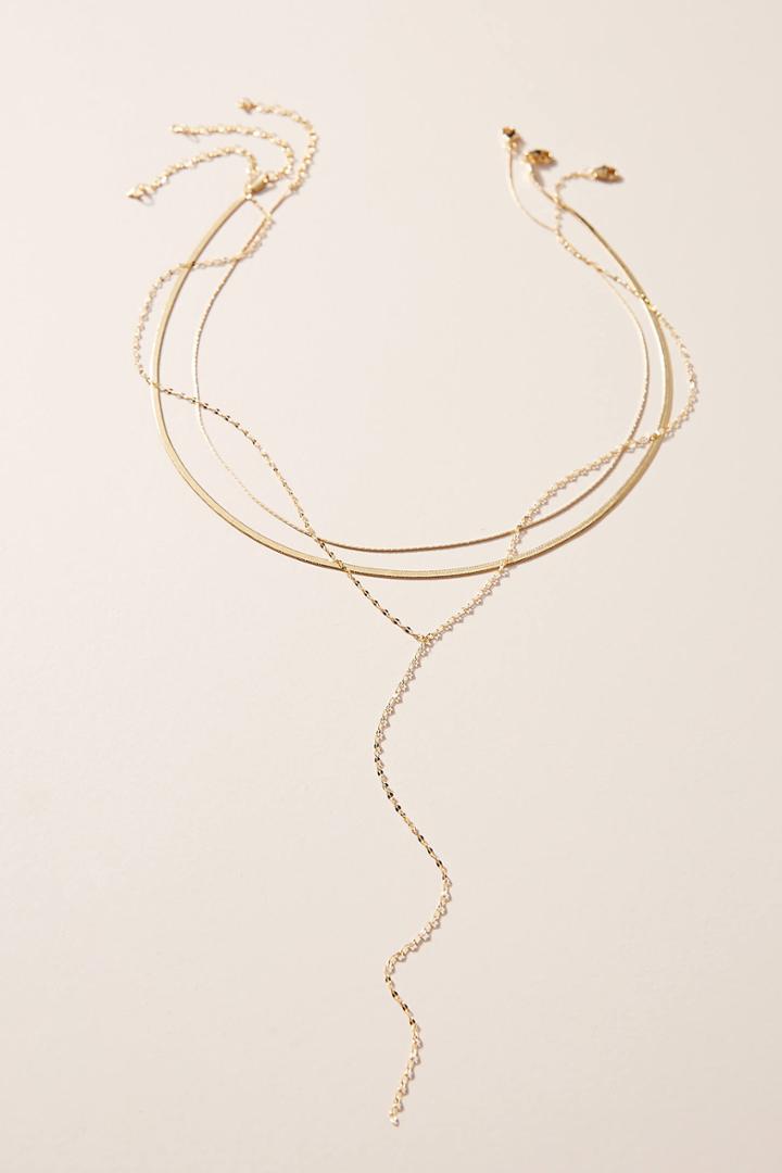 Anthropologie Larissa Layered Necklace Set