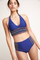 Anthropologie Smocked High-waisted Bikini Bikini Bikini Bottom