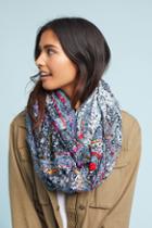 Anthropologie Blanket-stitched Infinity Scarf
