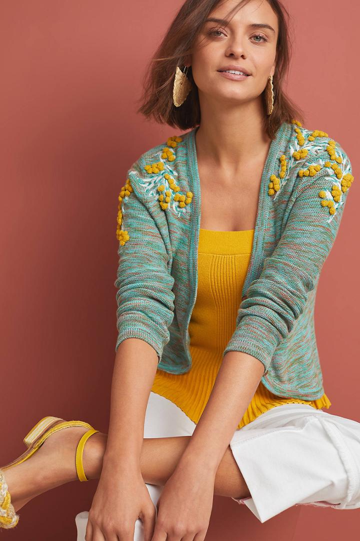 Anthropologie Pommed Campsis Cardigan