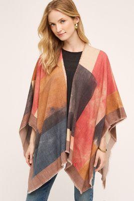 Anthropologie Plaid Kimono