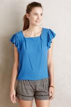 Maeve Epaulet Ruffle Top