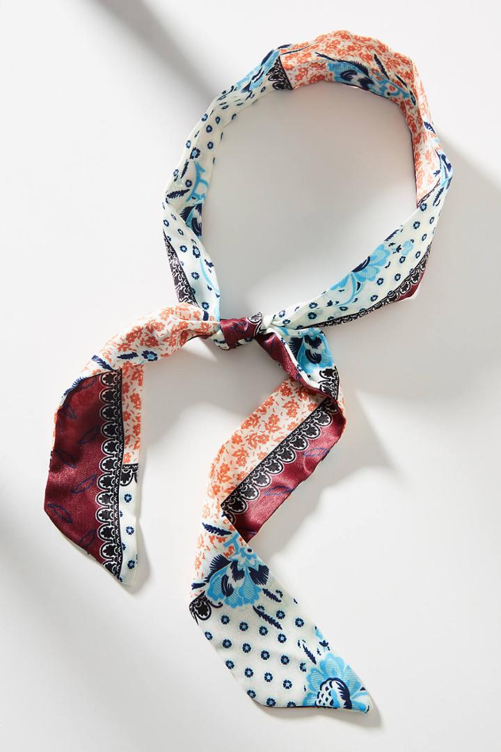 Anthropologie Marcia Floral Hair Scarf