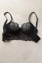 Josie By Natori Bardot Ivoire Long-line Bra Black
