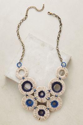 Anthropologie Vespri Bib Necklace