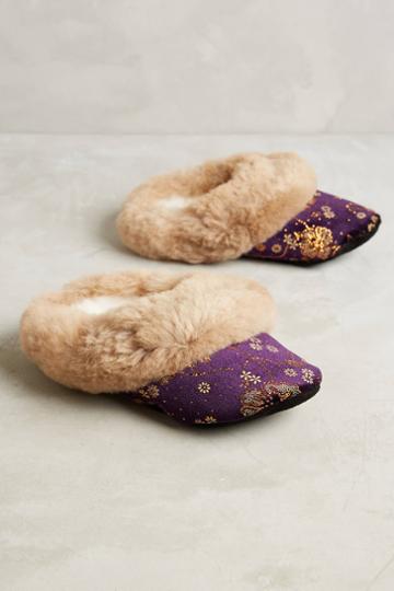 Ariana Bohling Alpaca Scuff Slippers