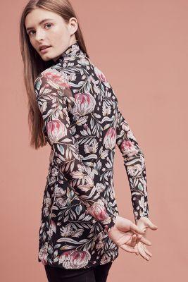 Weston Havarra Floral Turtleneck