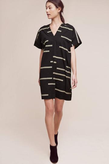 Uzi Nyc Gowanus V-neck Tunic Dress