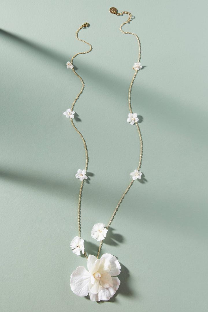 Anton Heunis Blooming Willow Pendant Necklace