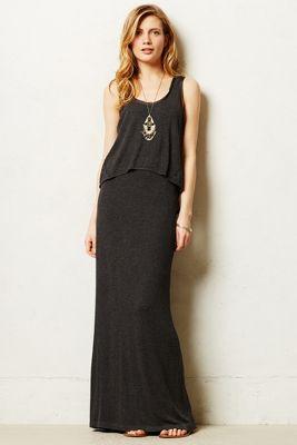 Anthropologie Tiered Maxi Dress