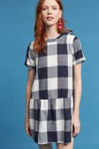 Maeve Halle Drop-waist Gingham Dress