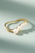 Anthropologie Delphine Double Finger Wrap Ring