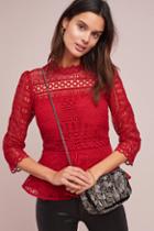 Moulinette Soeurs Lace Peplum Top