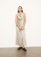 Vince Satin Halter Neck Blouse