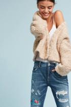 Pilcro And The Letterpress Pilcro Mid-rise Cropped Relaxed Boyfriend Jeans