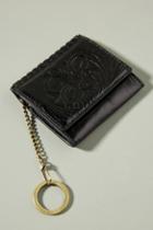 Hobo Embossed Leather Mini Wallet