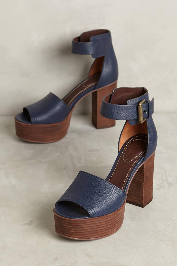 Anthropologie Hl Platform Ankl Strap