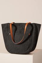 Anthropologie Sheridan Metallic Tote
