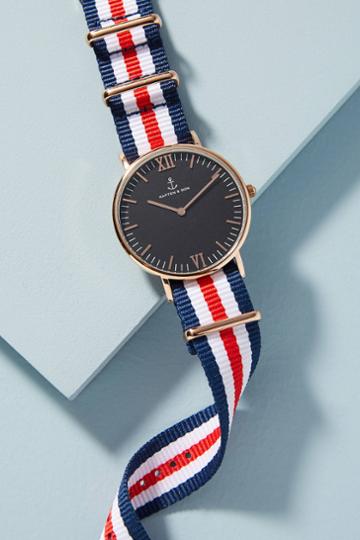 Kapten & Son Racer Striped Watch
