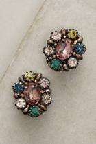 Miriam Haskell Barclay Stone Clip-on Earrings